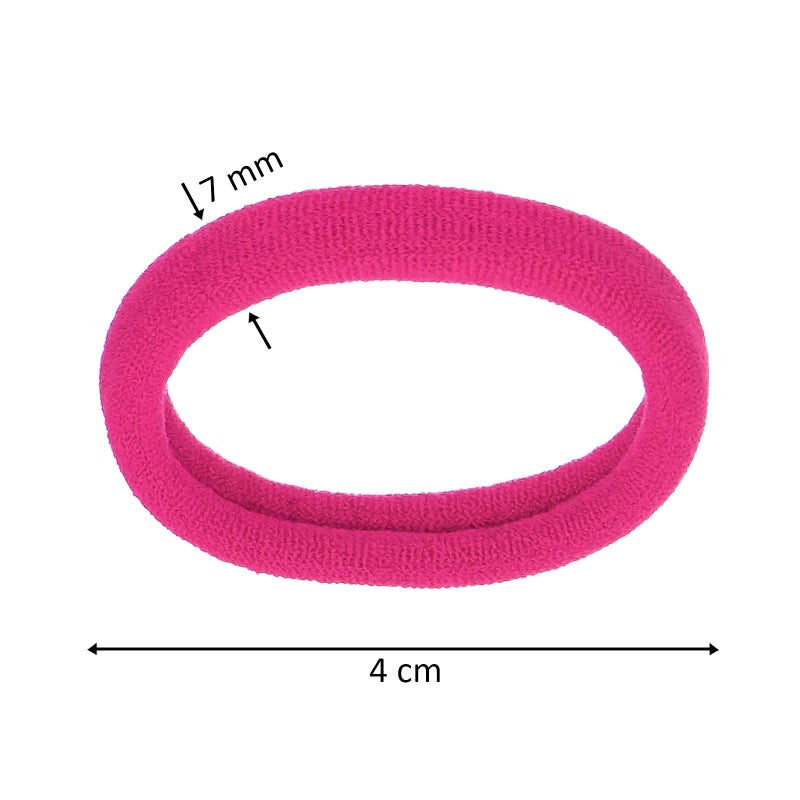 Expressions 60pc Seamless Hair Ties, No Damage Ponytail Holders - Value Pack Colorful Elastic, Hair Rubber Bands No Damage Hair Ties for Everyday Use - Image 3
